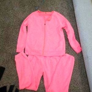 Hot pink Brand New sweat suit